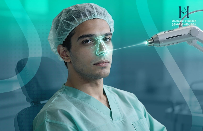 هل يمكن تجميل عظمة الأنف بالليزر؟